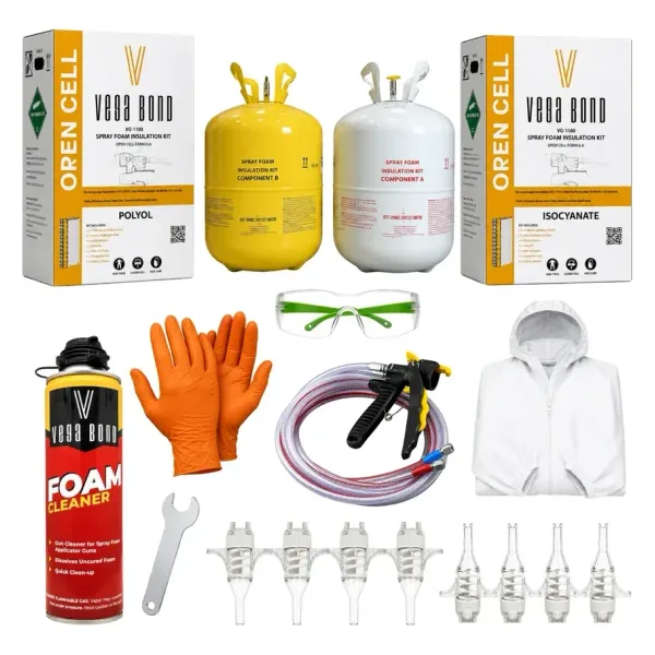 Vega Bond Open Cell Spray Foam Insulation Kit kit