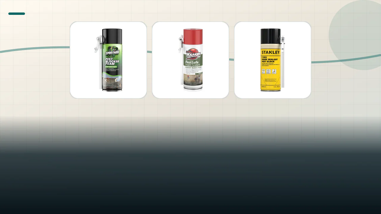 Sprayman, Kraken Bond and Stanley pest-block cans presented as the three current ranking leaders.