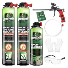 Sprayman SprayCoat, Set (Gun + Cleaner + Safety Kit), 2 Cans Set