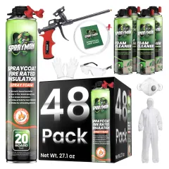 Sprayman SprayCoat, Set (Gun + Cleaner + Safety Kit), 48 Cans Set