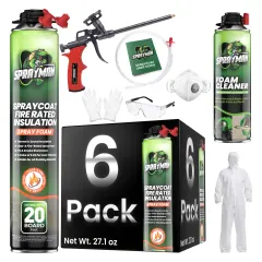 Sprayman SprayCoat, Set (Gun + Cleaner + Safety Kit), 6 Cans Set