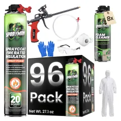 Sprayman SprayCoat, Set (Gun + Cleaner + Safety Kit), 96 Cans Set
